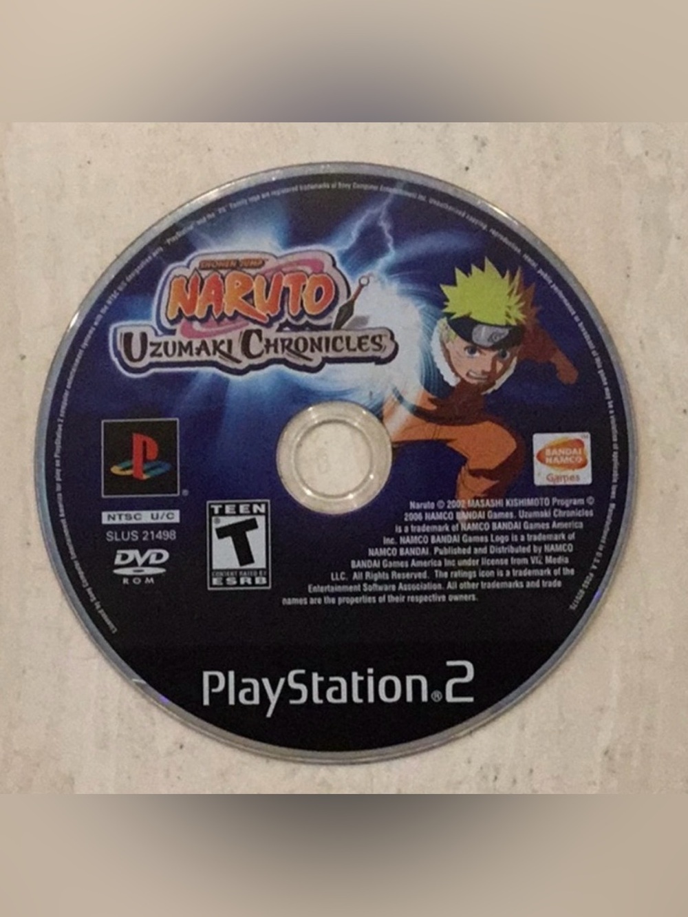 Naruto Uzumaki Chronicles PlayStation 2 Game PS2